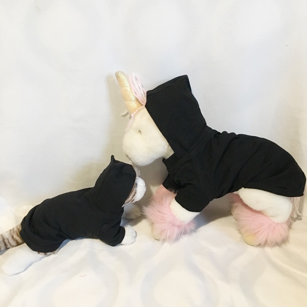 DOGGY hooded T shirt